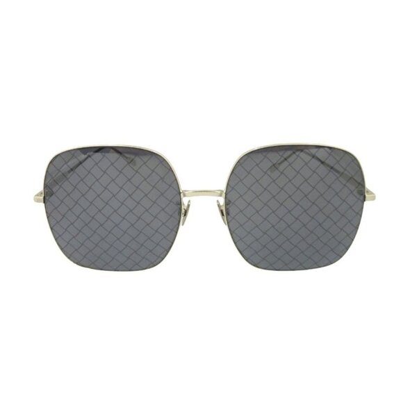 Bottega Veneta Intrecciato Lens Sunglasses Square Eyewear Bv0202 S Black